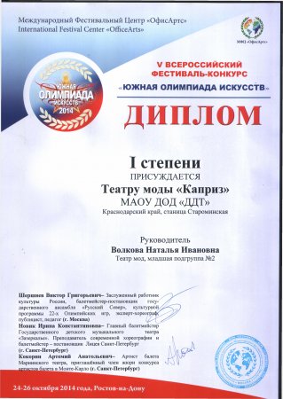 Награды 2014+.